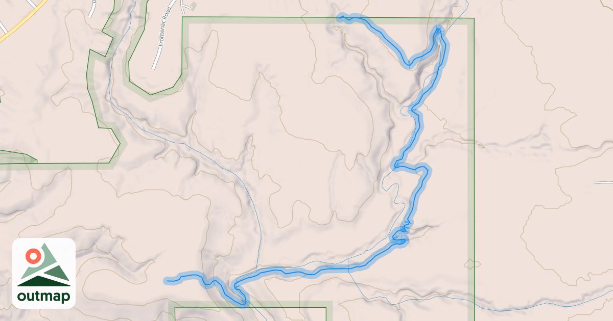 Map of Cliff Trail