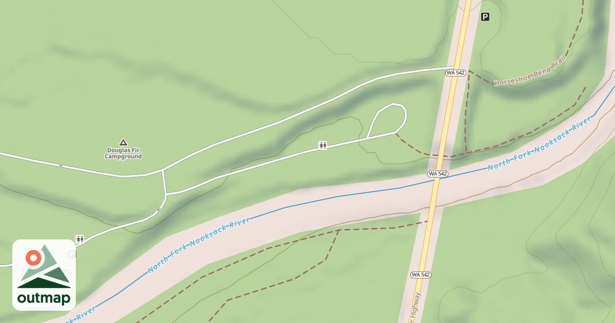 Map of DOUGLAS FIR CG-A