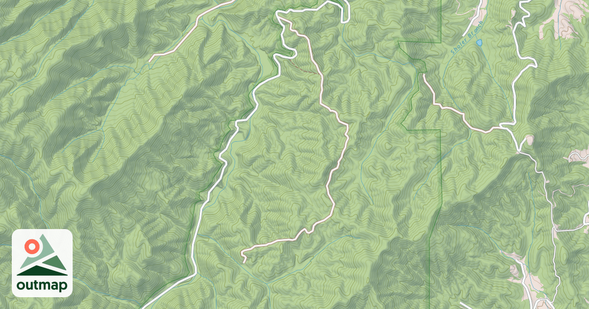 Map of SHOLEY CREEK BR A