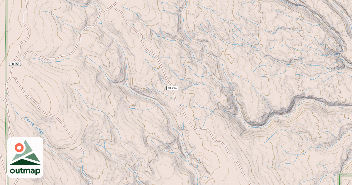 Map of POSO HILL