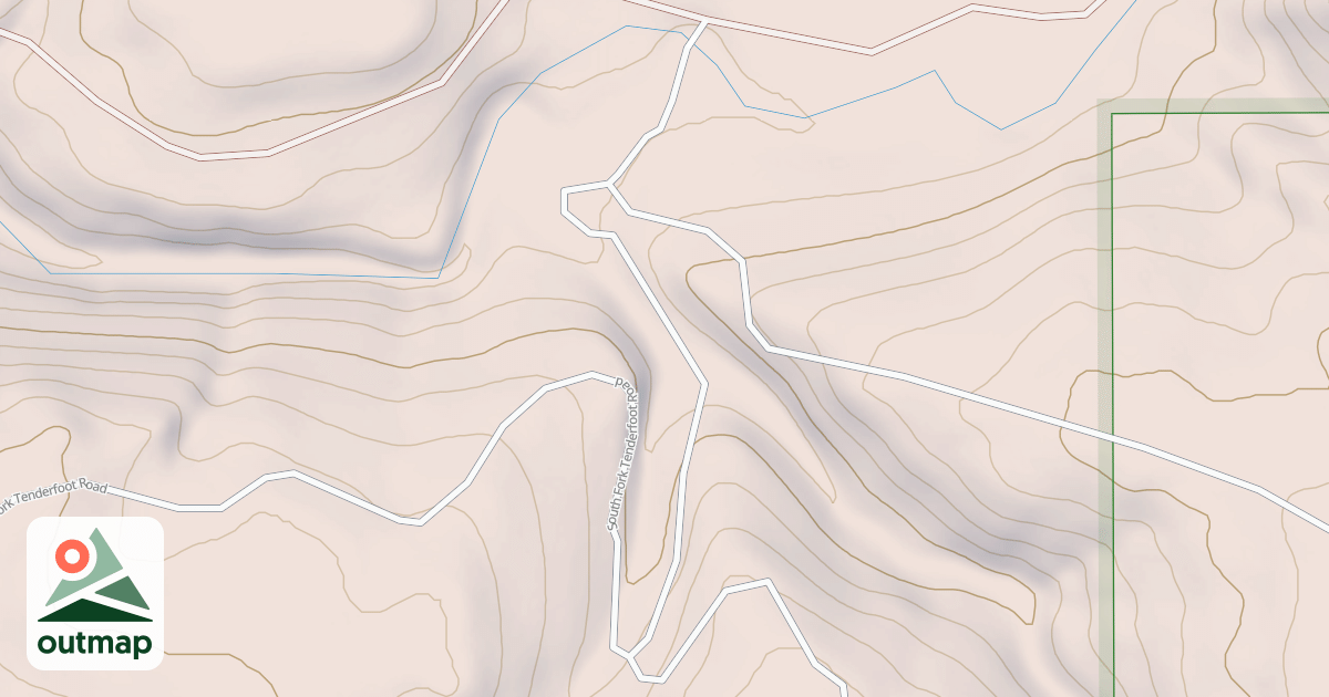 Map of JEEP RD.-TENDERFOOT