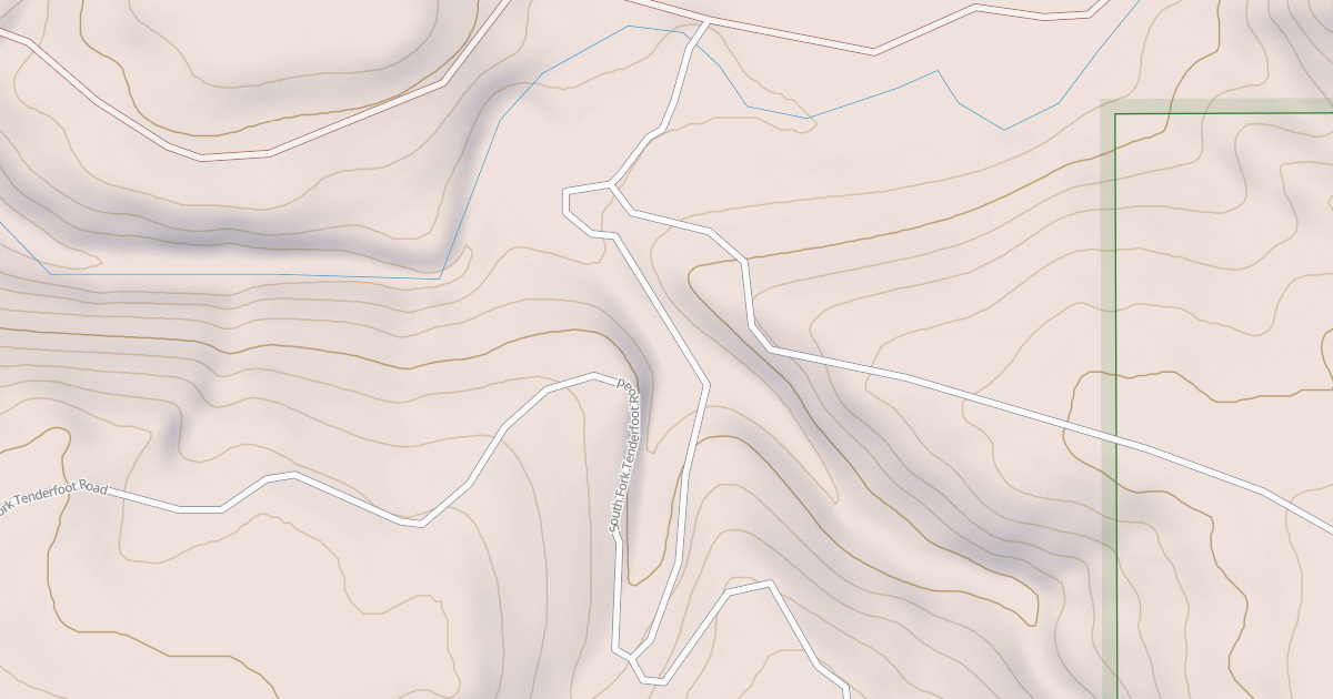 Map preview of JEEP RD.-TENDERFOOT
