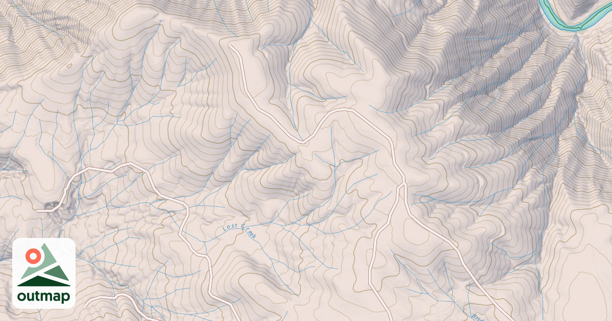 Map of PITTSBURG HILL SPUR
