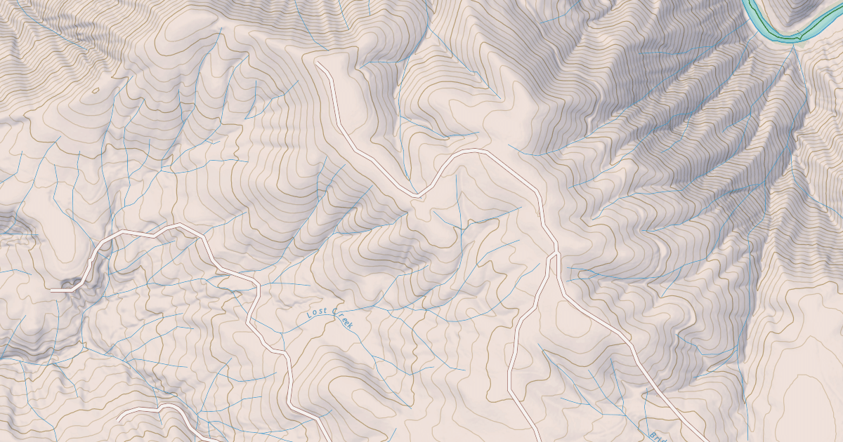 Map preview of PITTSBURG HILL SPUR