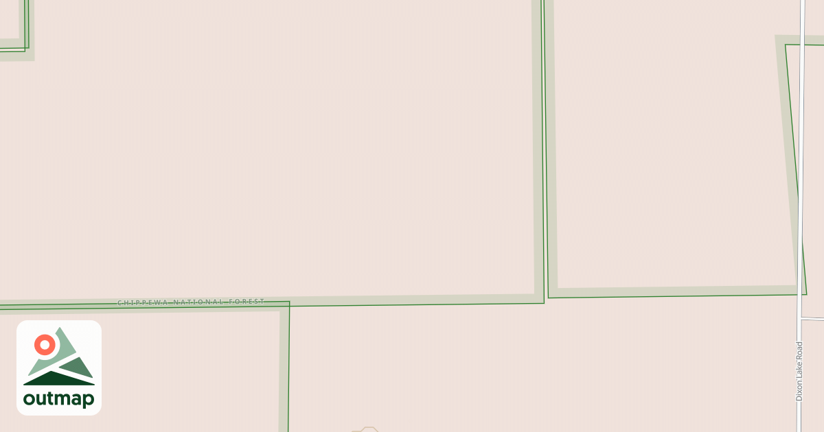 Map of EAST ROSY LAKE ROAD