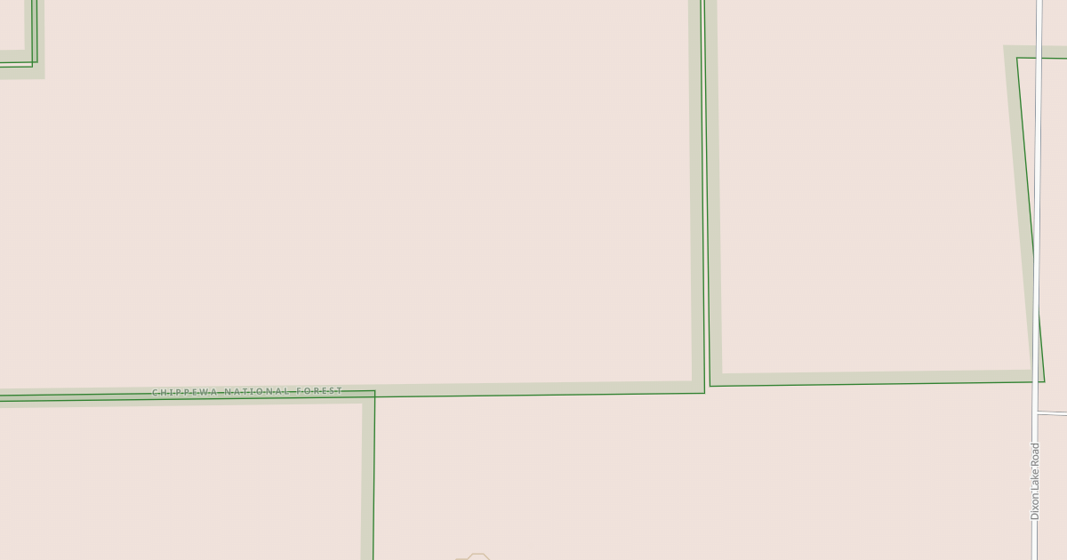 Map preview of EAST ROSY LAKE ROAD