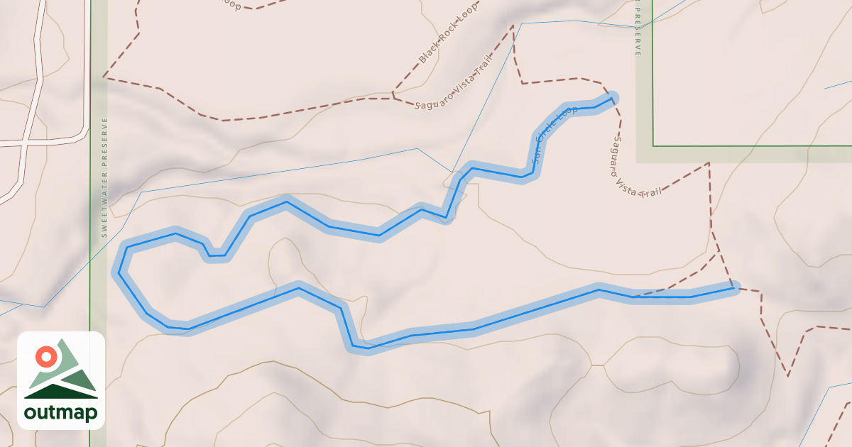 Map of Sun Circle Loop