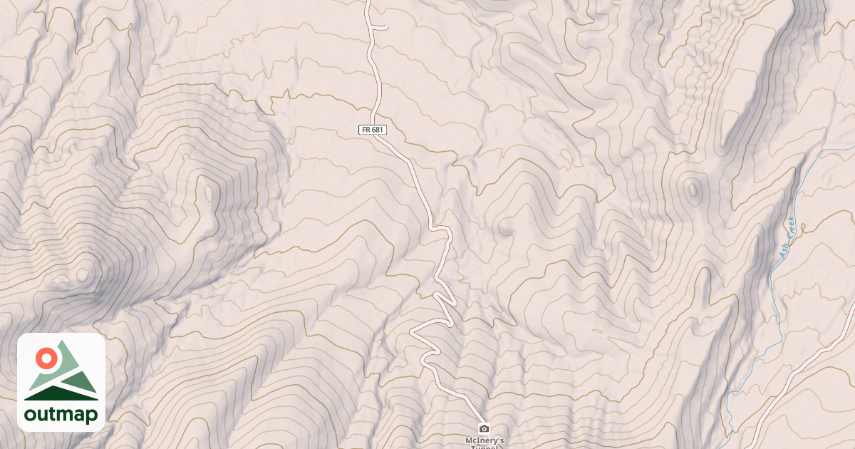 Map of MCENARY TUNNEL