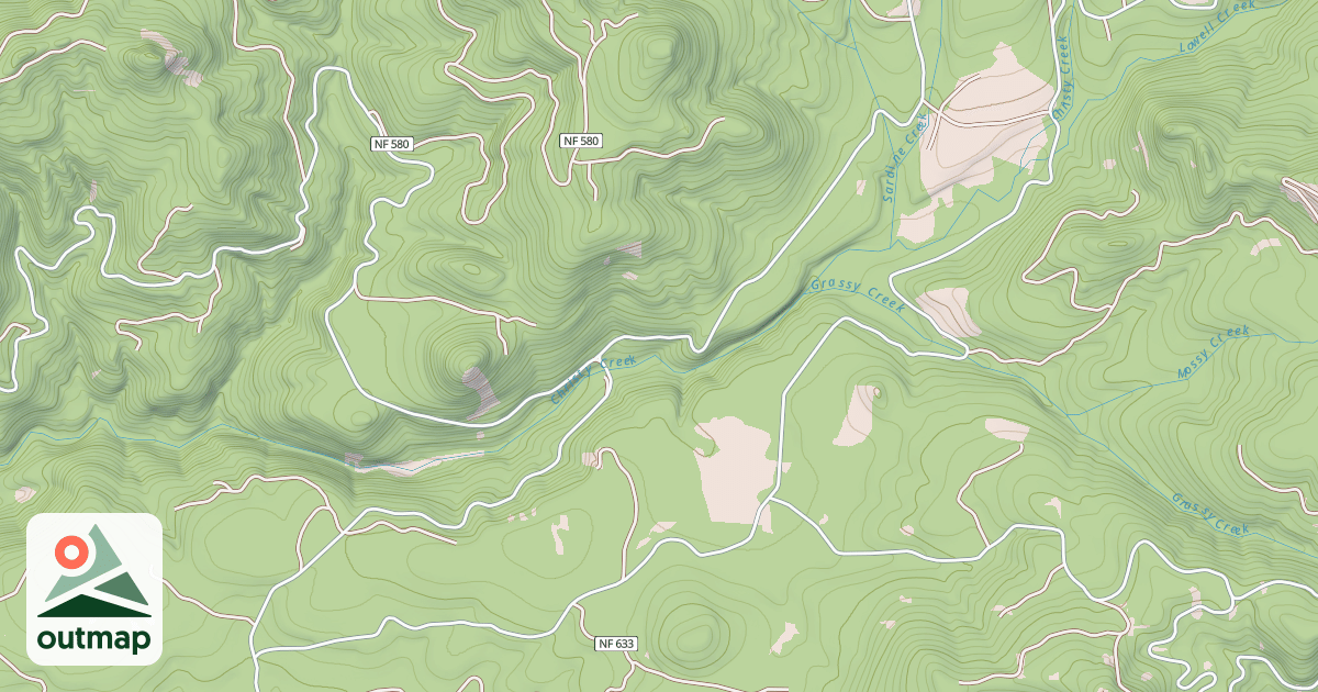 Map of AUGUSTA CREEK