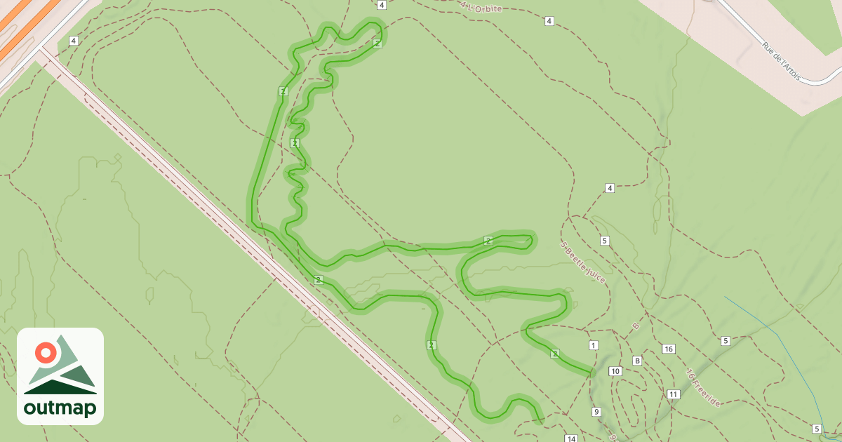 Map of 2 Pays d'en Haut