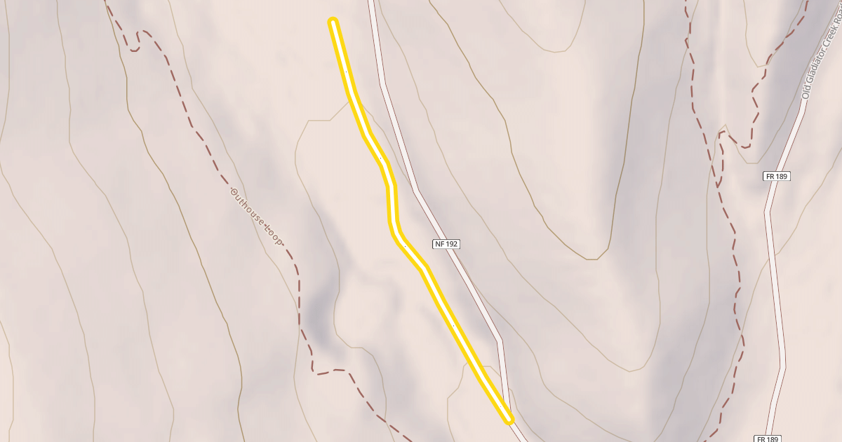 Map preview of Horse Creek Connector