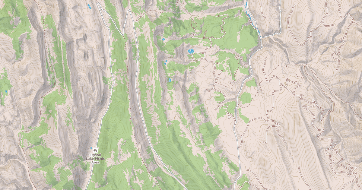 Map preview of Smiths Fork Snowmobile Trail