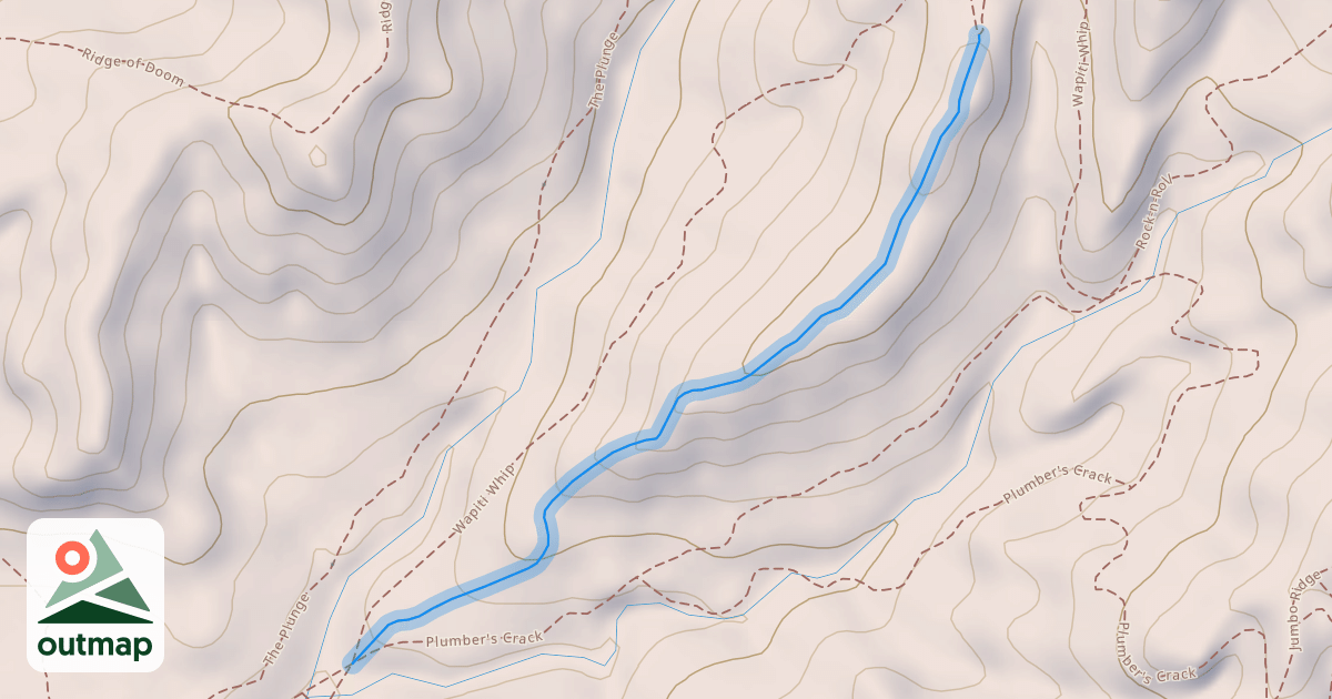 Map of Desolation Ridge