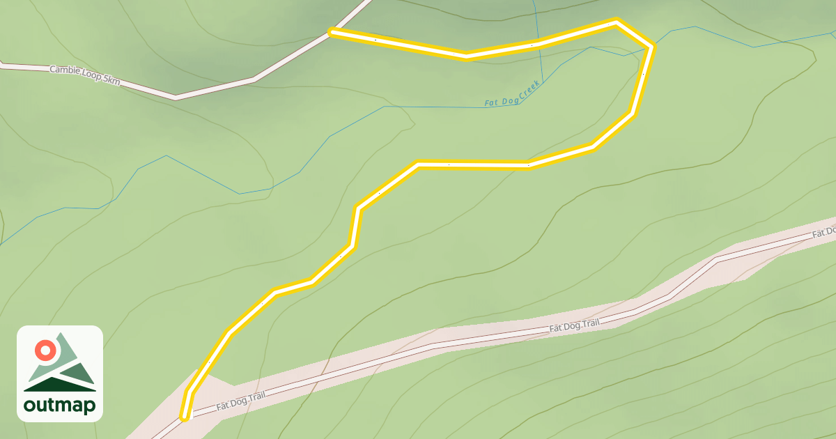 Map of Cambie Loop 5km
