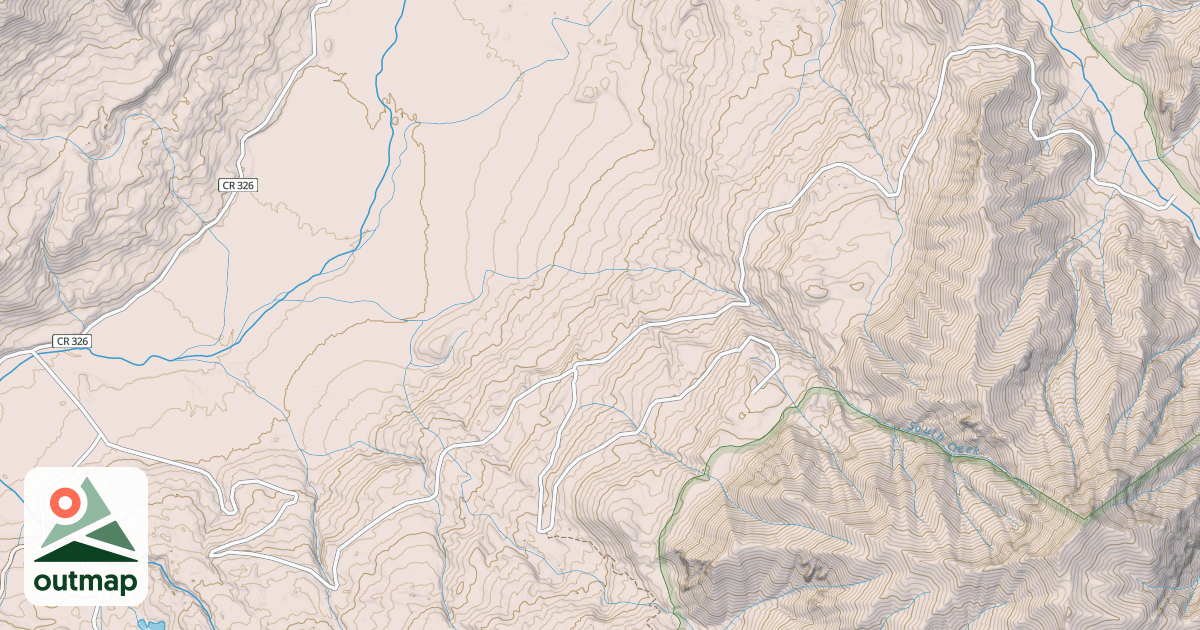 Map of CASTLE CRK