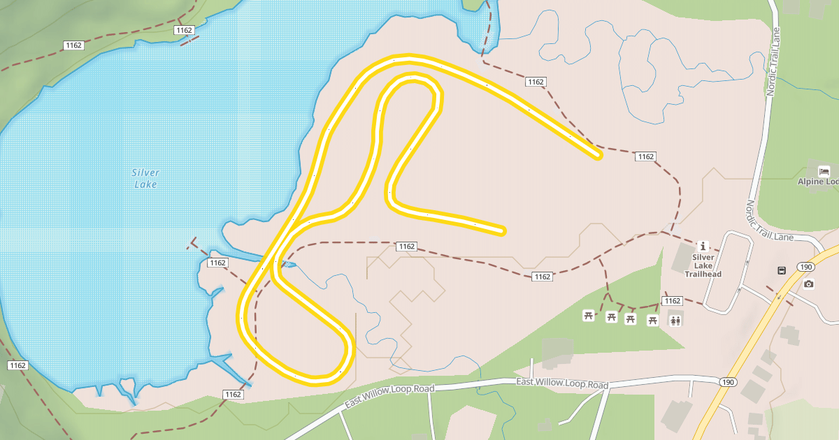 Map preview of Lake Flat