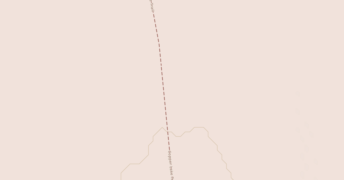 Map preview of Copper Lake Trail