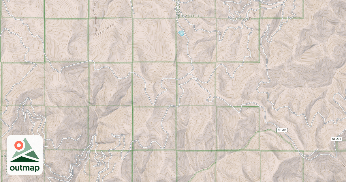Map of HOODOO LITTLE NORTH FORK