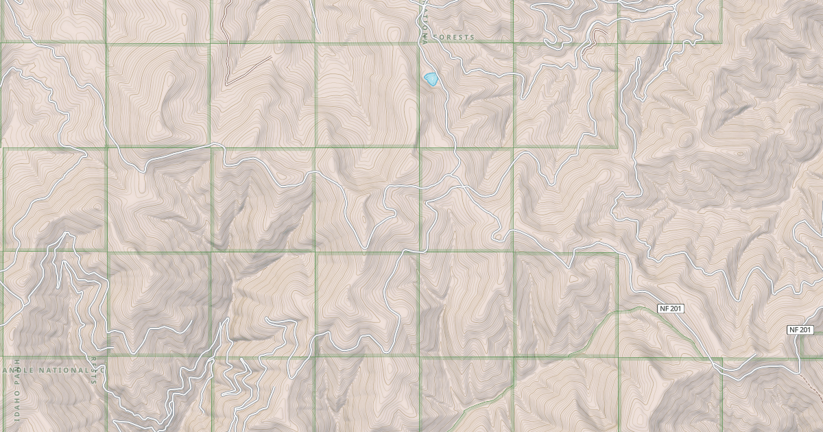 Map preview of HOODOO LITTLE NORTH FORK