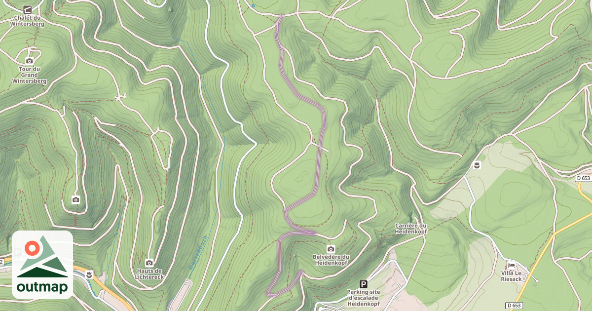 Map of Circuit VTT Niederbronn 2