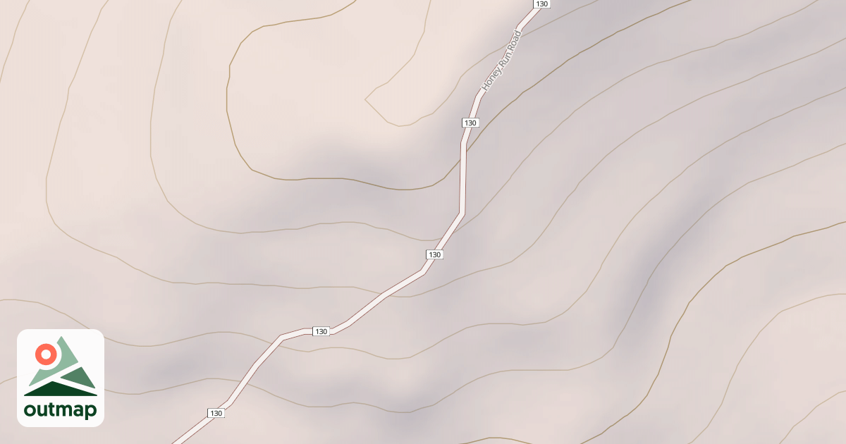 Map of Honey Run