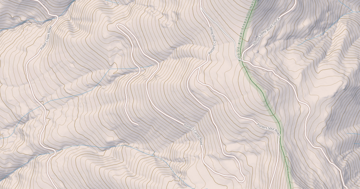 Map preview of PORTERS CAMP