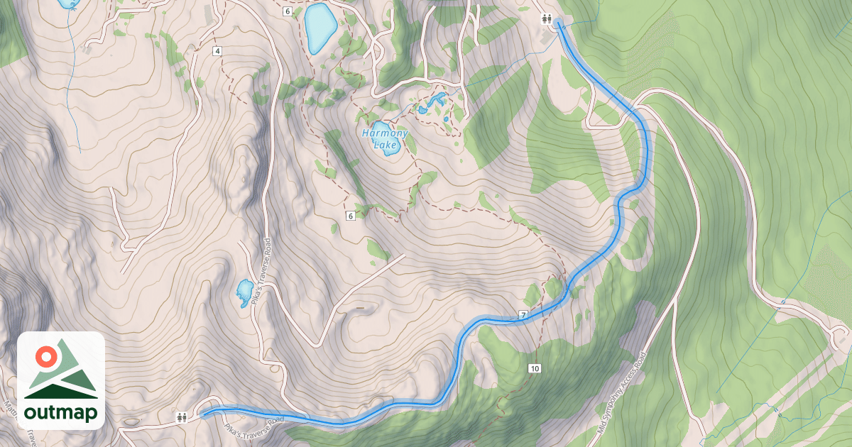 Map of Harmony Ridge