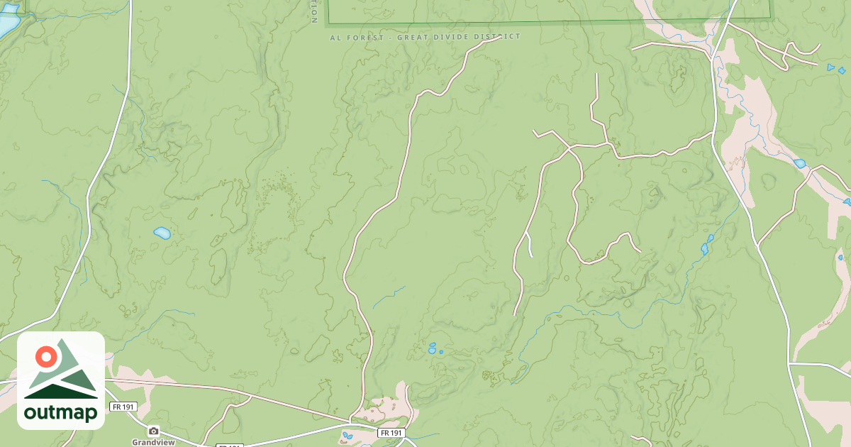 Map of FR 381
