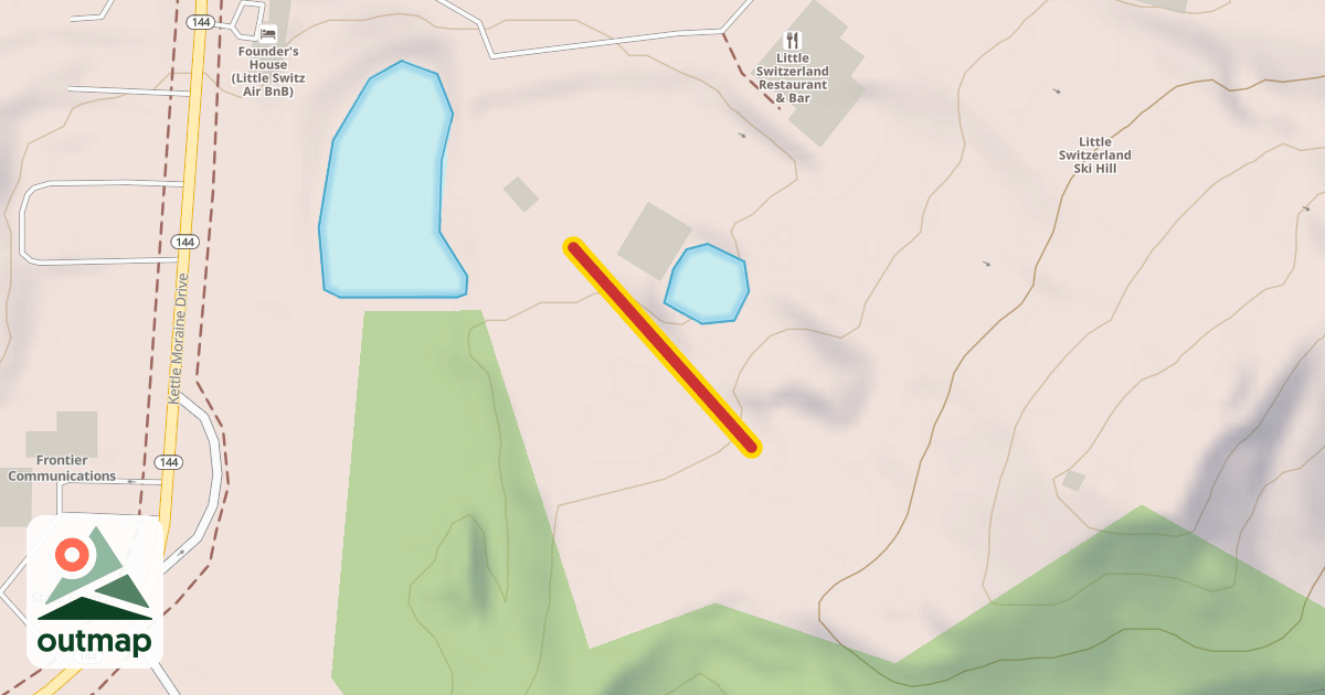 Map of Beginner Hill Magic Carpet