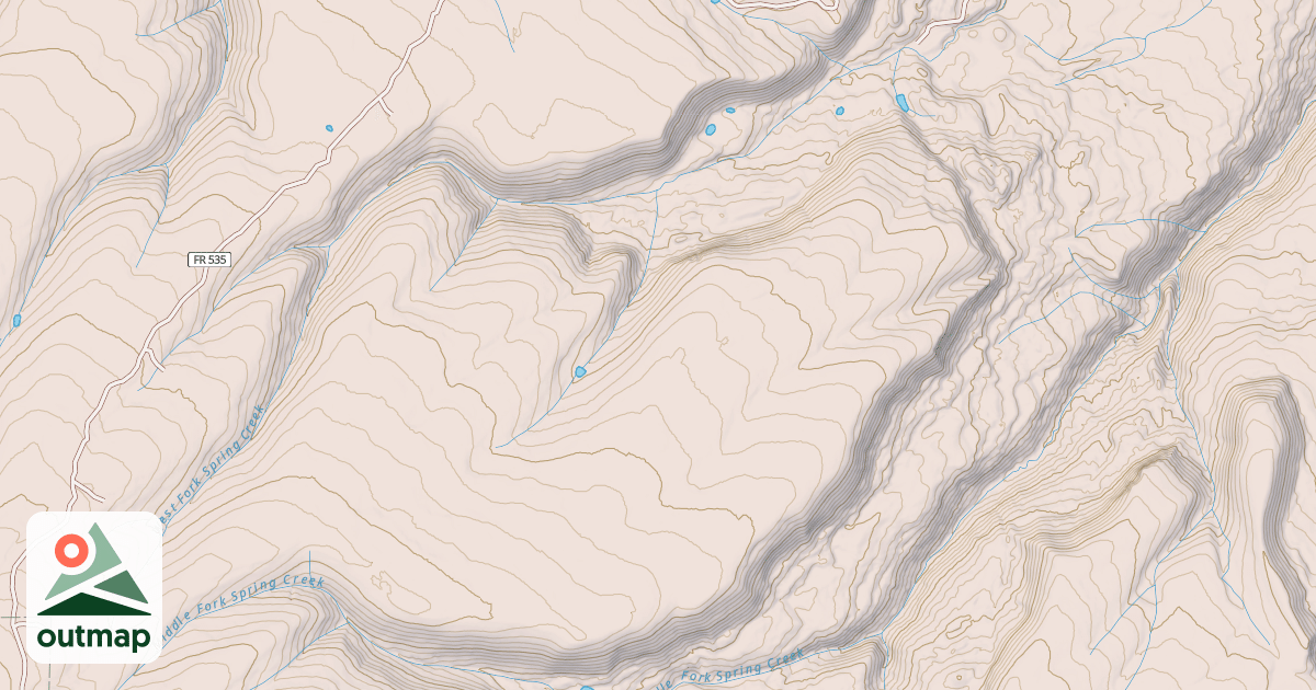 Map of USFS Motor Vehicle Use Map Trails 3930