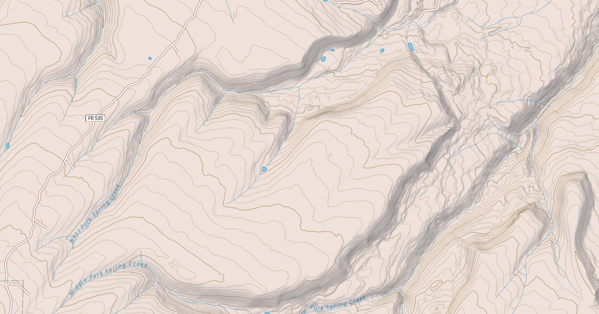 Map preview of USFS Motor Vehicle Use Map Trails 3930