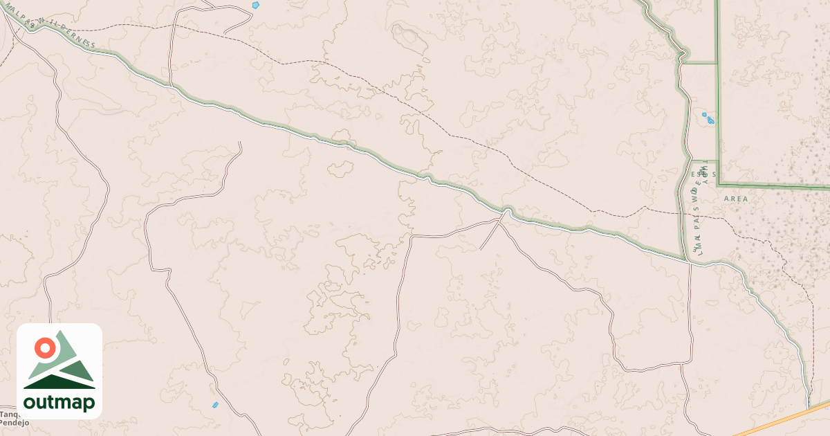 Map of Chain Of Craters Backcountry Byway