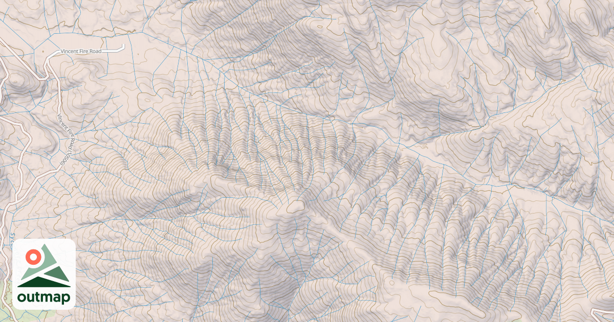 Map of CHERRY FLAT