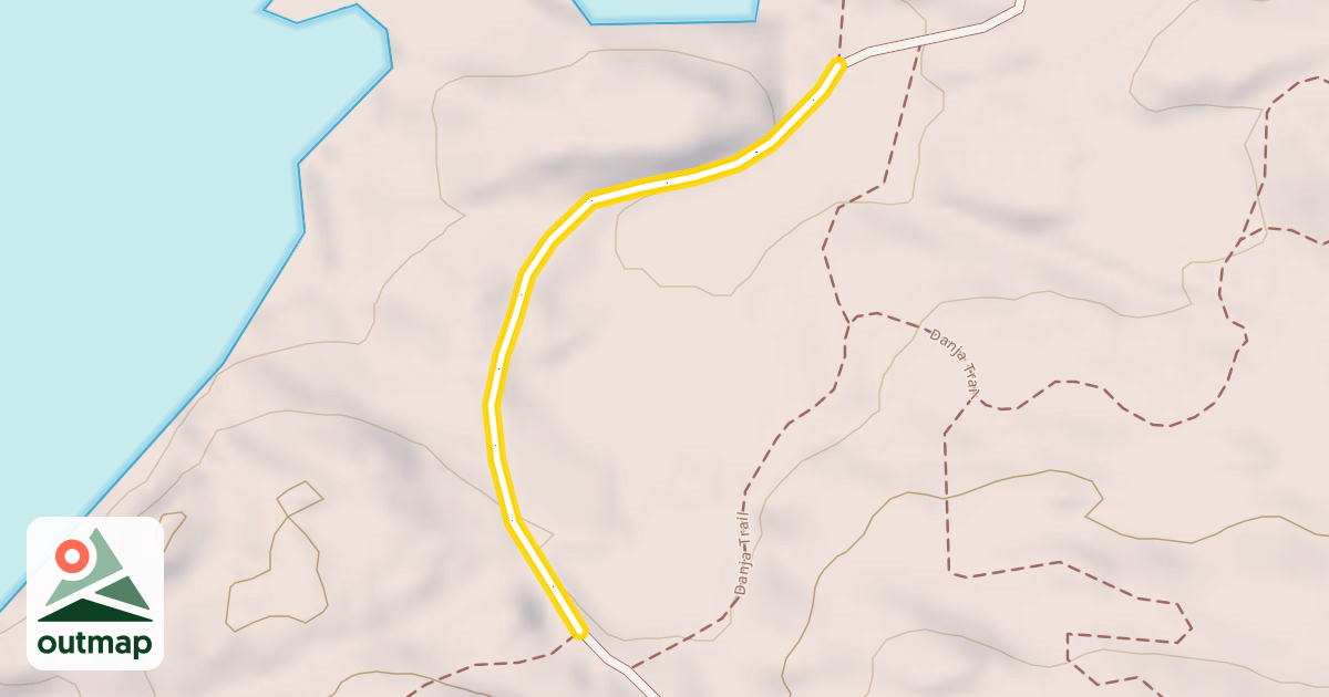 Map of Deer Lake Trail