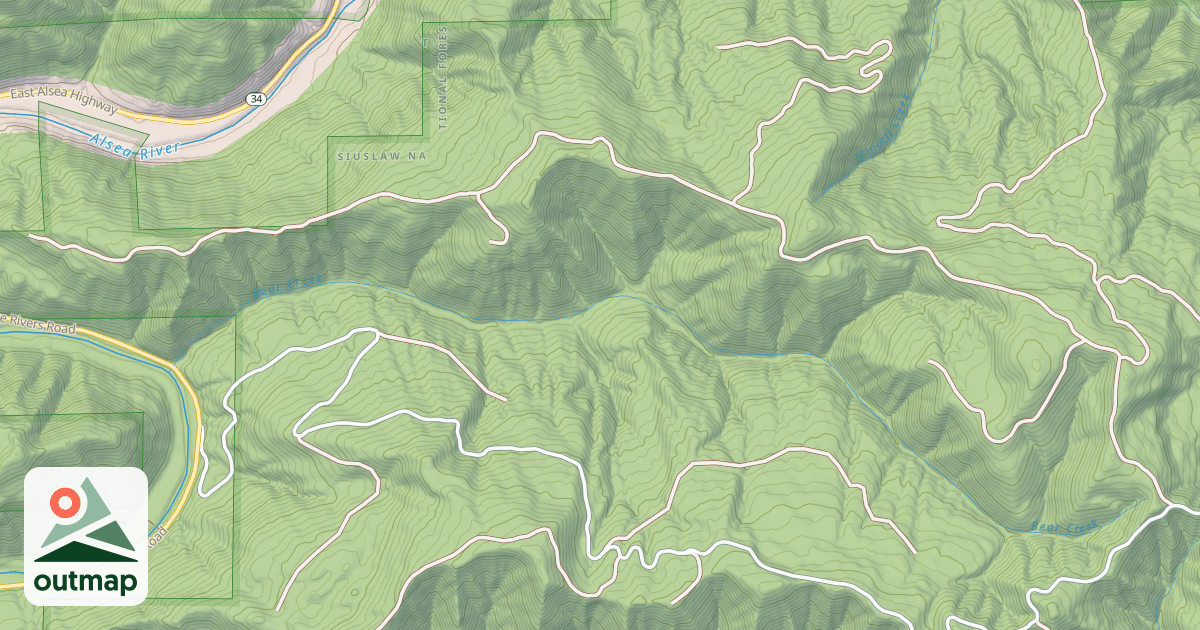 Map of BEAR RIDGE