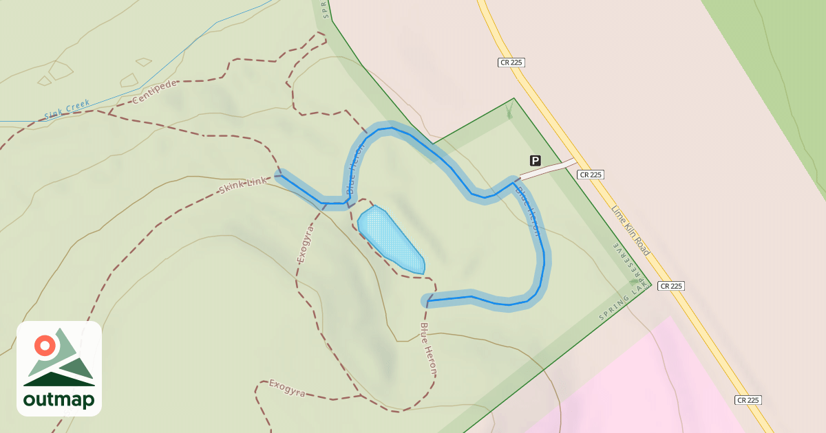 Map of Blue Heron