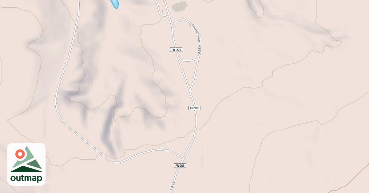 Map of PINE BUTTE (MENG DRIVE)