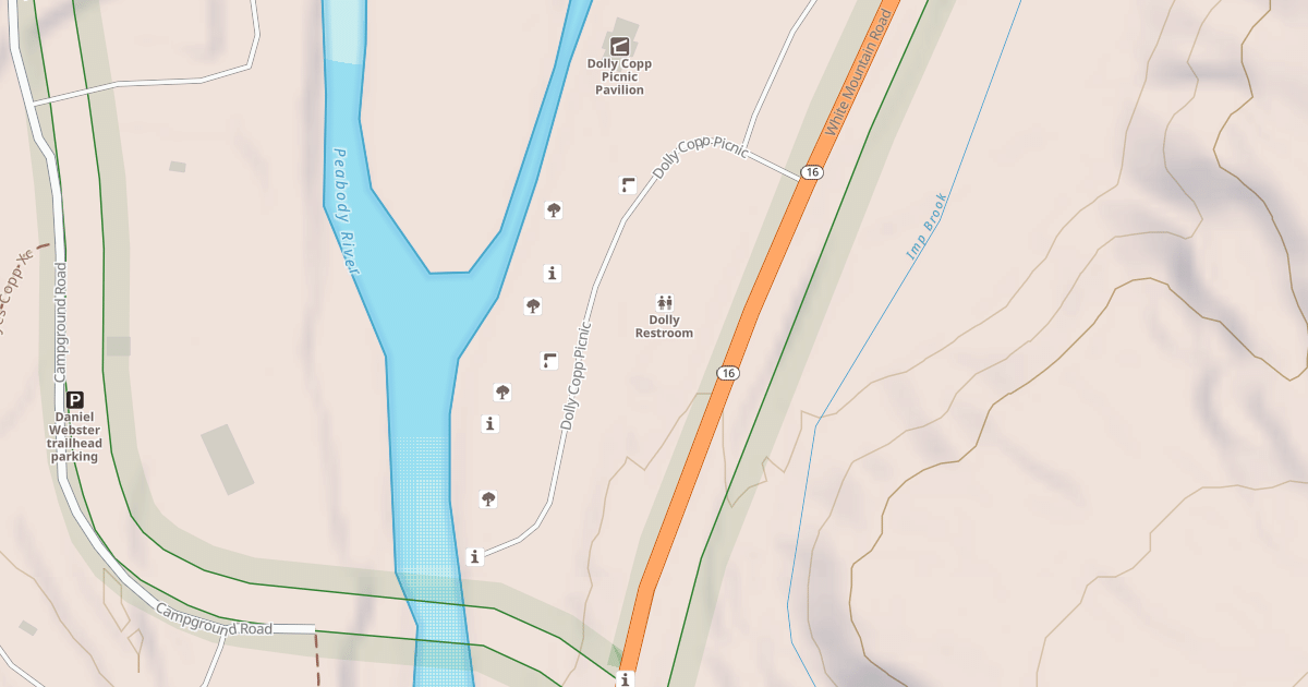 Map preview of DOLLY COPP PICNIC PAVILION