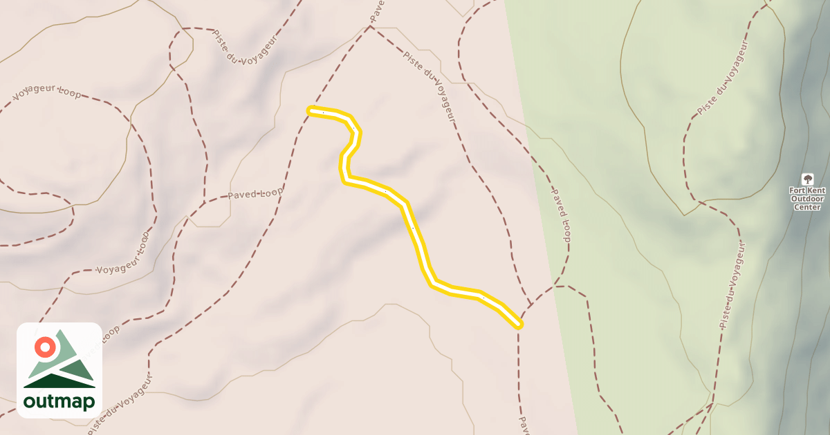 Map of Piste du Voyageur