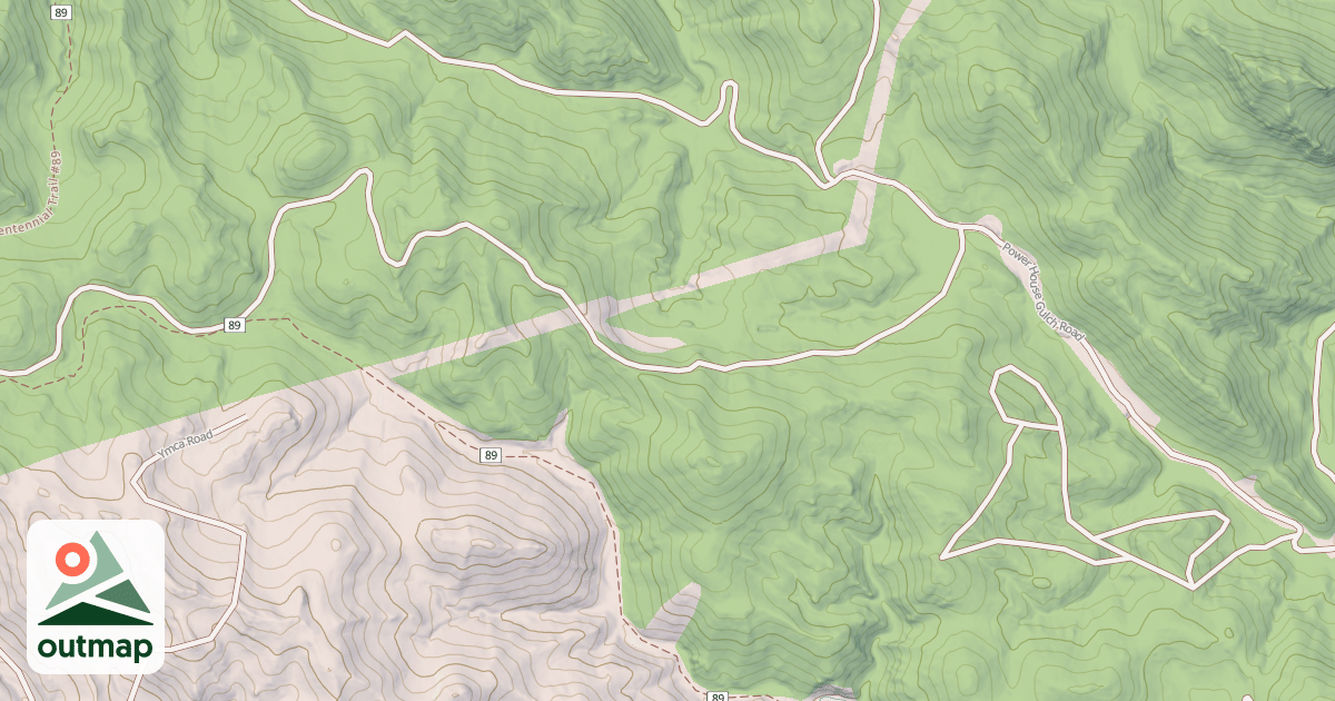 Map of BRUSH CREEK