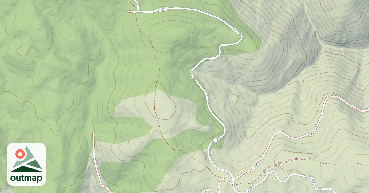 Map of (FDR) NORTH FORK RYE CREEK