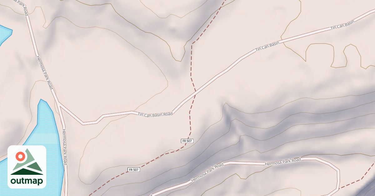 Map of East Fork