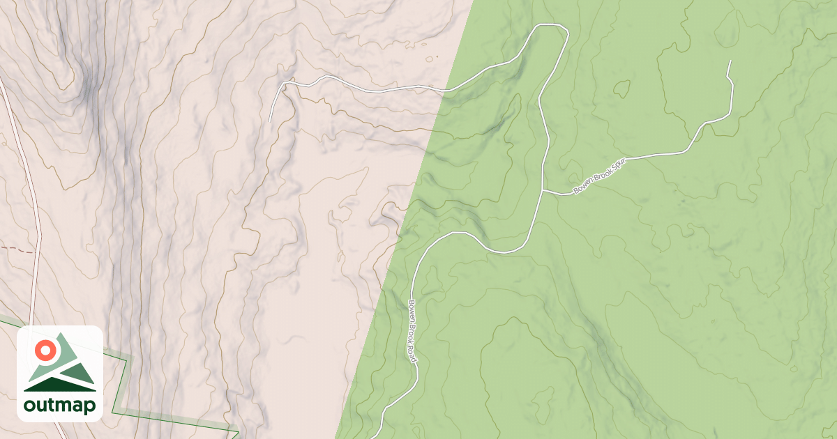 Map of BOWEN BROOK