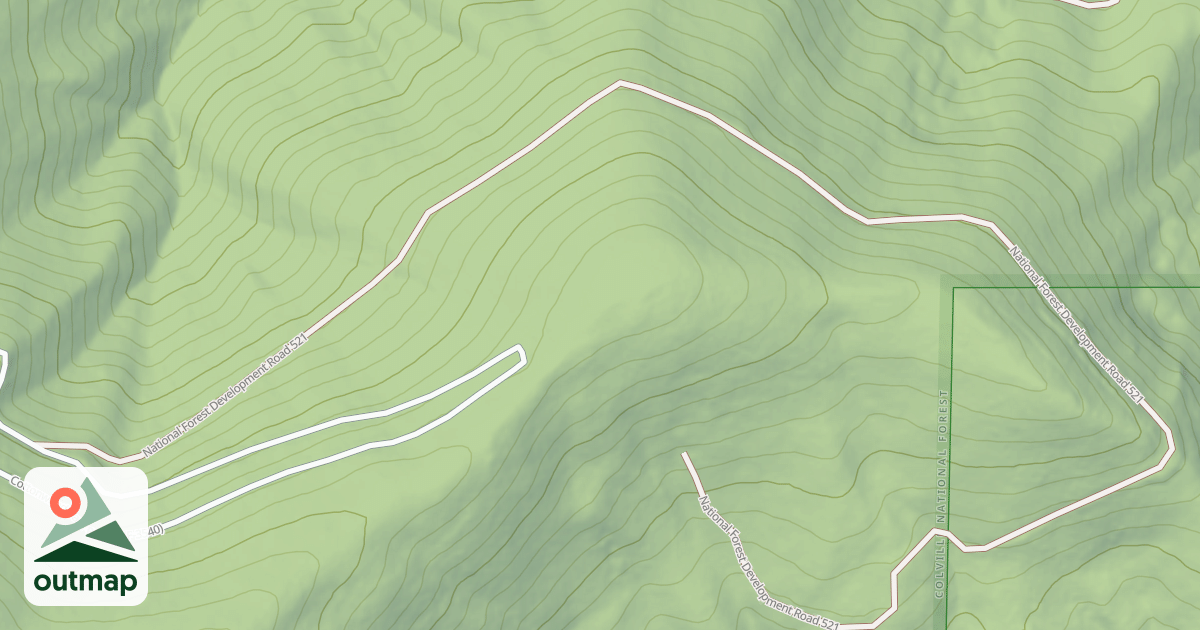 Map of USFS Motor Vehicle Use Map Roads {05DE8506-4E2C-400F-BBCD-CE4D3E3A178E}