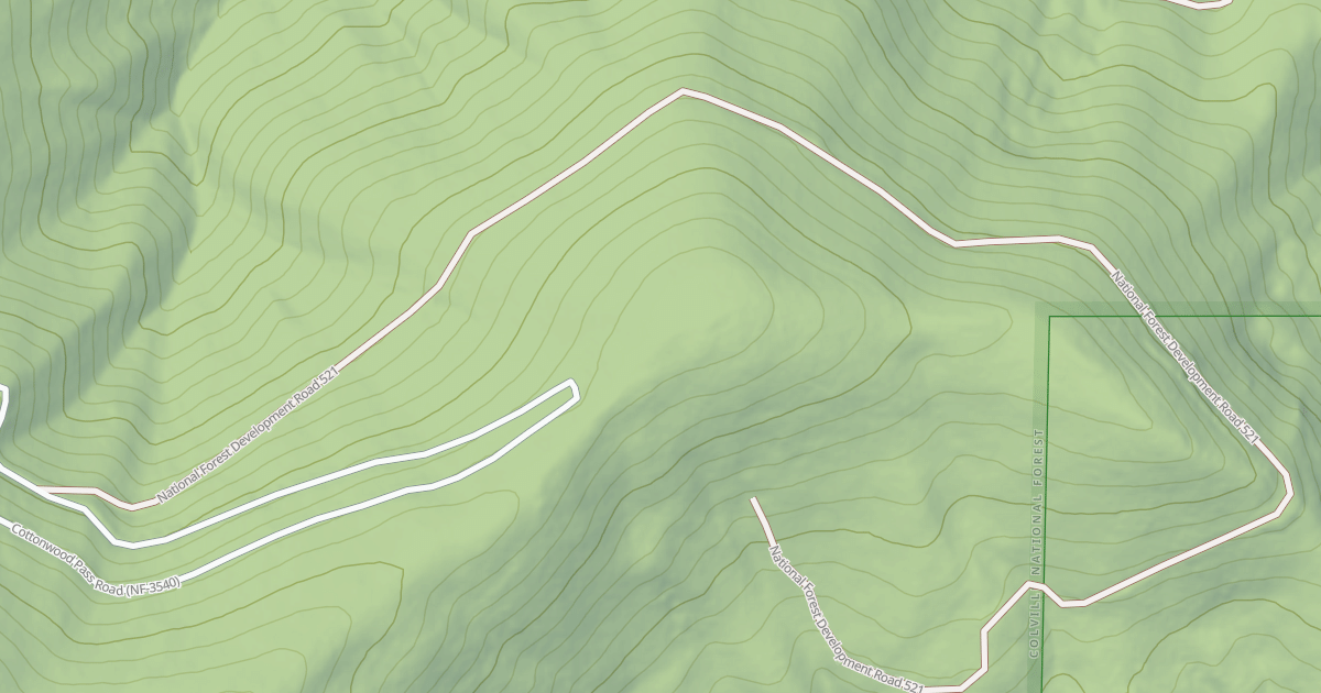 Map preview of USFS Motor Vehicle Use Map Roads {05DE8506-4E2C-400F-BBCD-CE4D3E3A178E}