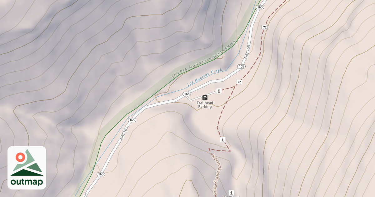 Map of SANDIA CAVE