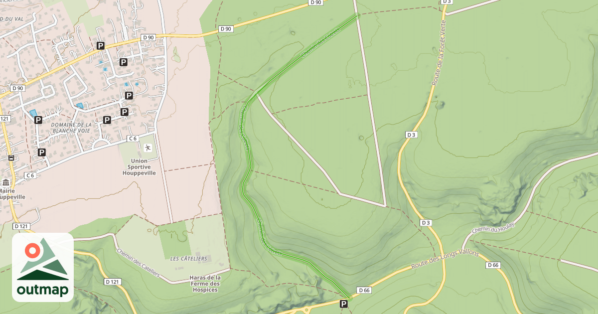 Map of Chemin des Cotrets