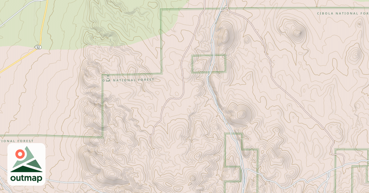 Map of USFS Motor Vehicle Use Map Roads {60288785-616E-457D-AF83-6911D952E29C}