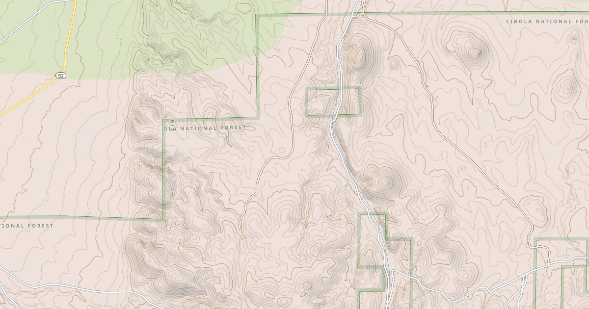 Map preview of USFS Motor Vehicle Use Map Roads {60288785-616E-457D-AF83-6911D952E29C}