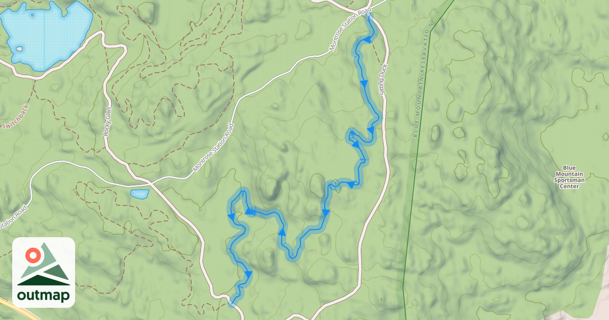 Map of My Favorite Trail